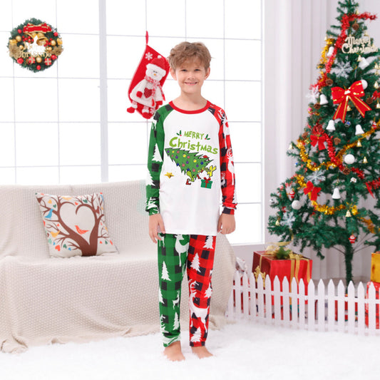 Xmas Pajamas - Christmas Tree PJs for Kids Holiday Sleep Set