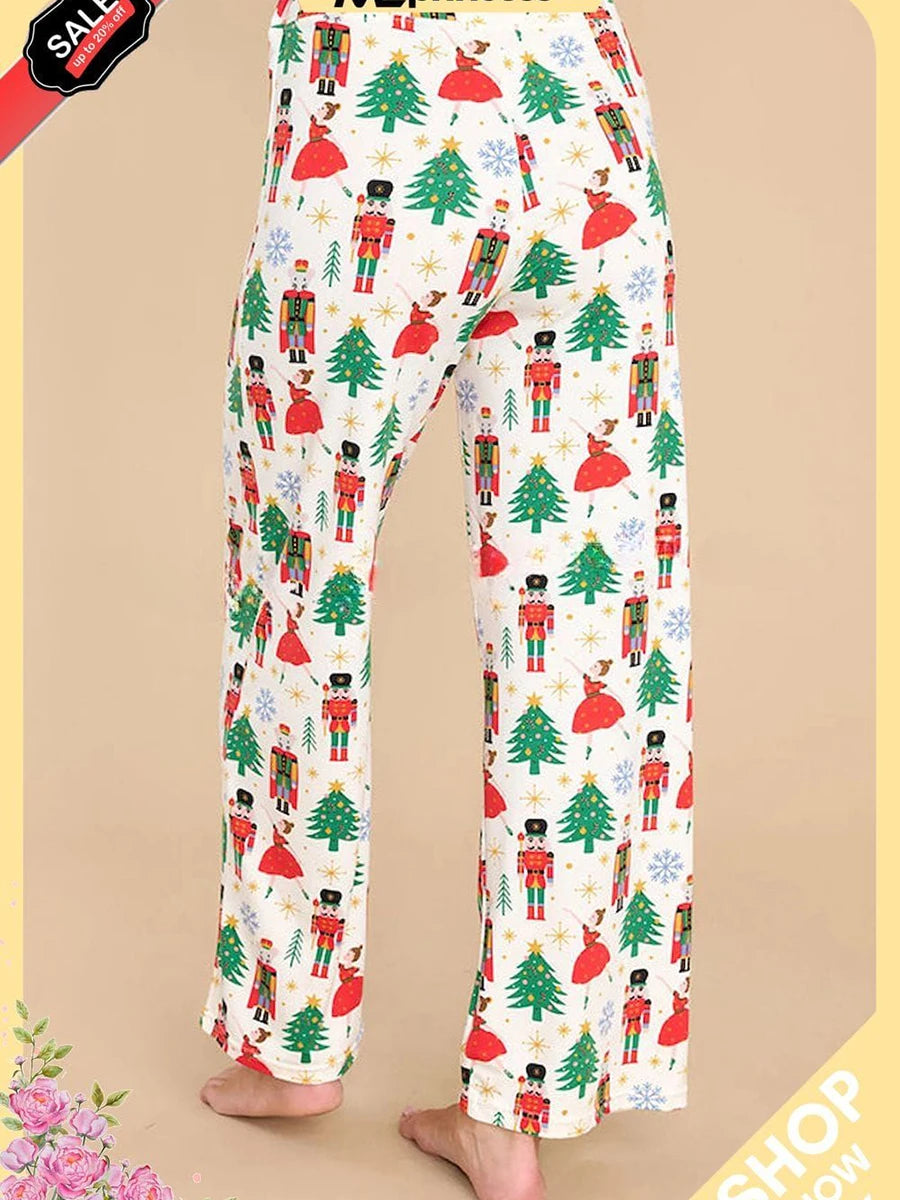 Xmas Pajamas - Festive Christmas PJ Set for Holiday Nutcracker Pants and Shirt