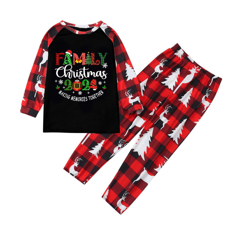 Xmas Pajamas - Festive Kids' Christmas PJ Set 2024 Family Pajamas