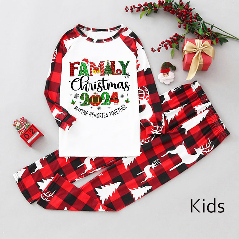 Xmas Pajamas - Festive Kids' Christmas PJ Set 2024 Family Pajamas