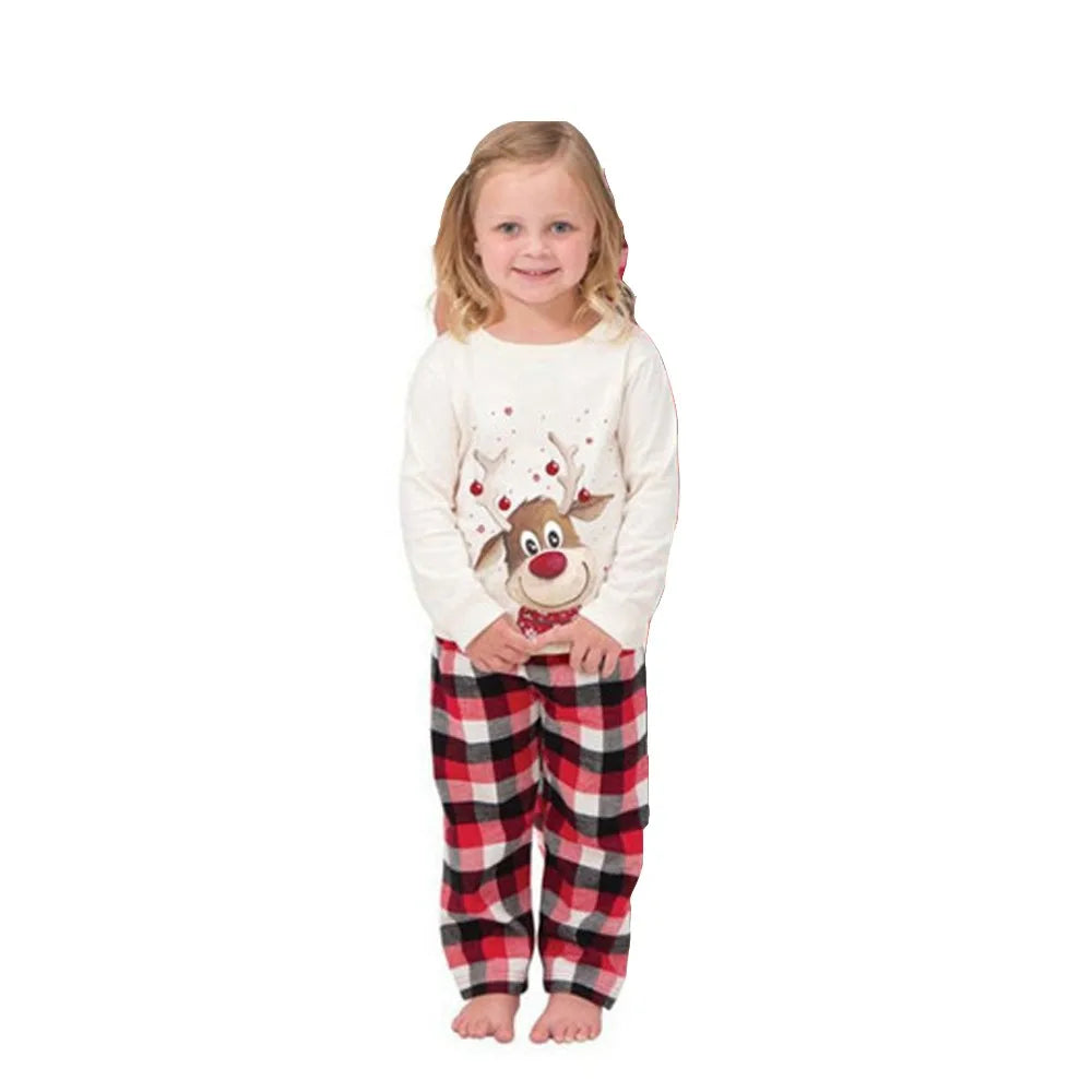 Xmas Pajamas- Matching Reindeer Pajamas for the Whole Family for Christmas Mornings- - Pekosa Women Fashion