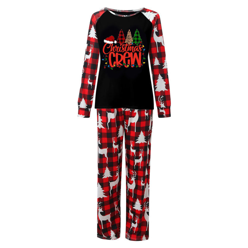 Xmas Pajamas - Reindeer Christmas Pajamas Set Holiday Loungewear for Women