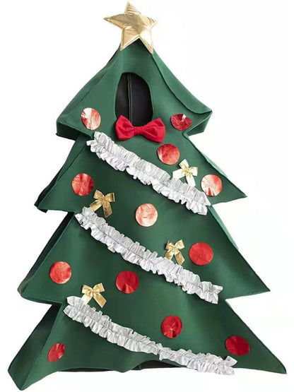 Christmas Costumes- Christmas Tree Costume with Complementary Gift Shoes- - Pekosa Women Clothing