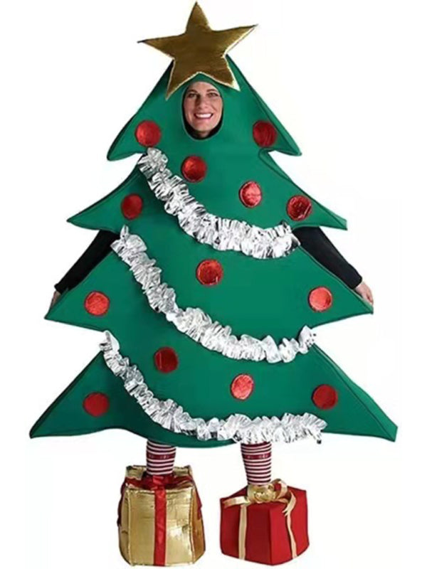 Christmas Costumes- Christmas Tree Costume with Complementary Gift Shoes- - Pekosa Women Clothing