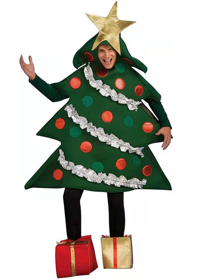 Christmas Costumes- Christmas Tree Costume with Complementary Gift Shoes- - Pekosa Women Clothing