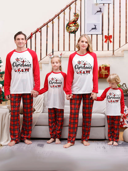 Christmas Pajamas- Family Christmas Thanksgiving Matching Pajamas Plaid Top and Pants- Pattern3- Pekosa Women Clothing