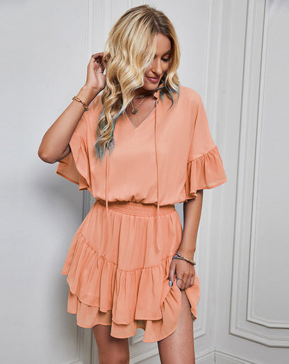 Dress- Be the Life of the Party in Our Fun and Flirty Mini Dress!- - Pekosa Women Clothing