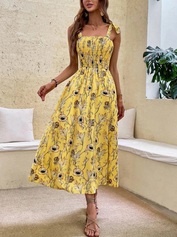 Dress- Beach Babe Maxi Dress - Fun, Flirty, and Versatile!- Yellow- Pekosa Women Clothing