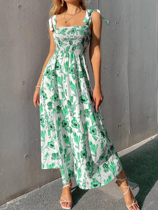 Dress- Beach Babe Maxi Dress - Fun, Flirty, and Versatile!- Green- Pekosa Women Clothing