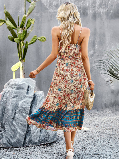 Dress- Boho Chic Summer Vacation Dress for Women- - Pekosa Women Clothing