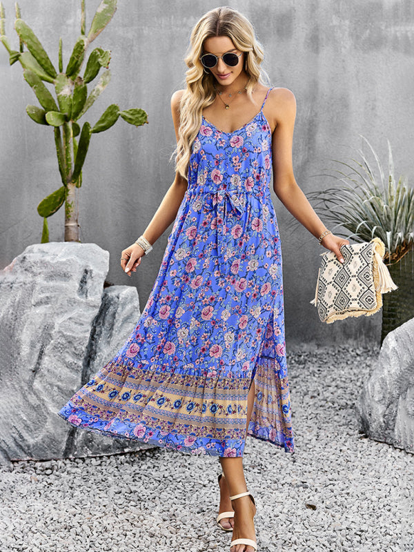 Dress- Boho Chic Summer Vacation Dress for Women- - Pekosa Women Clothing