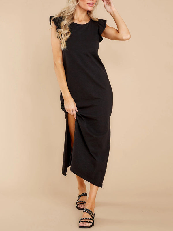 Dress- Don't Miss Out on Our Exclusive Flutter Maxi Dress Collection- - Pekosa Women Clothing