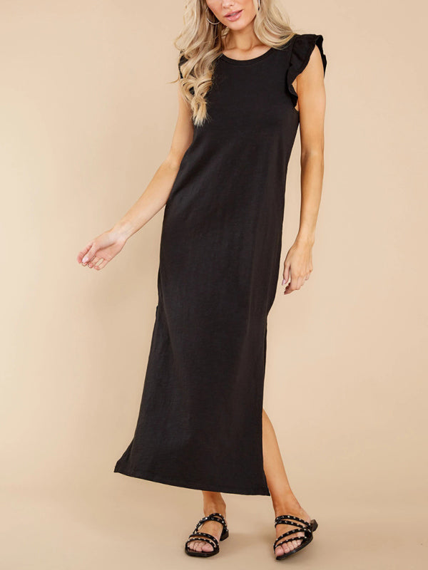 Dress- Don't Miss Out on Our Exclusive Flutter Maxi Dress Collection- - Pekosa Women Clothing