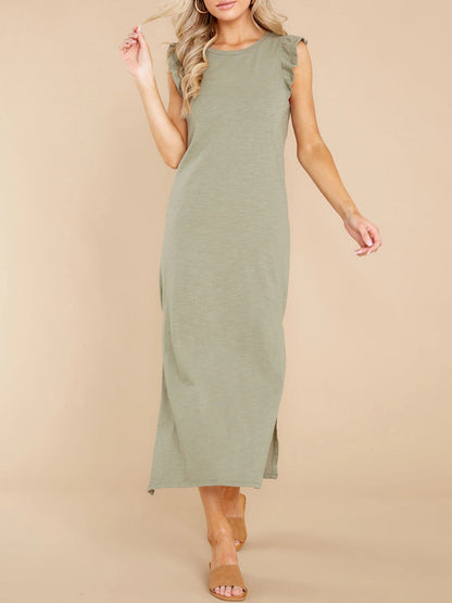 Dress- Don't Miss Out on Our Exclusive Flutter Maxi Dress Collection- - Pekosa Women Clothing