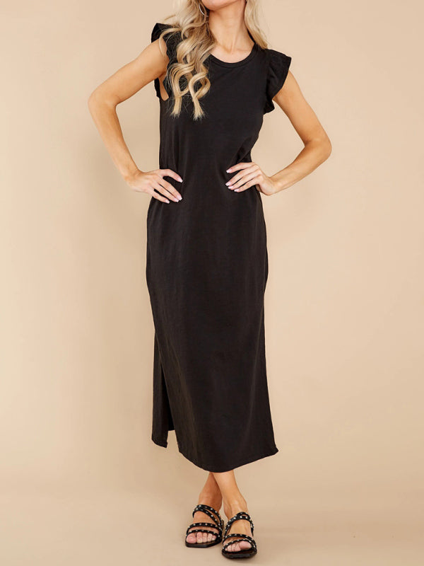 Dress- Don't Miss Out on Our Exclusive Flutter Maxi Dress Collection- - Pekosa Women Clothing