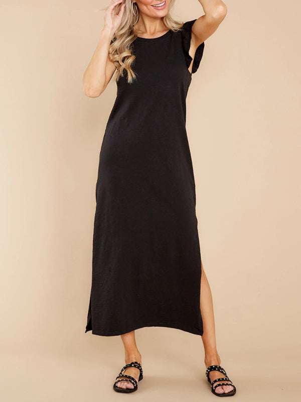 Dress- Don't Miss Out on Our Exclusive Flutter Maxi Dress Collection- - Pekosa Women Clothing