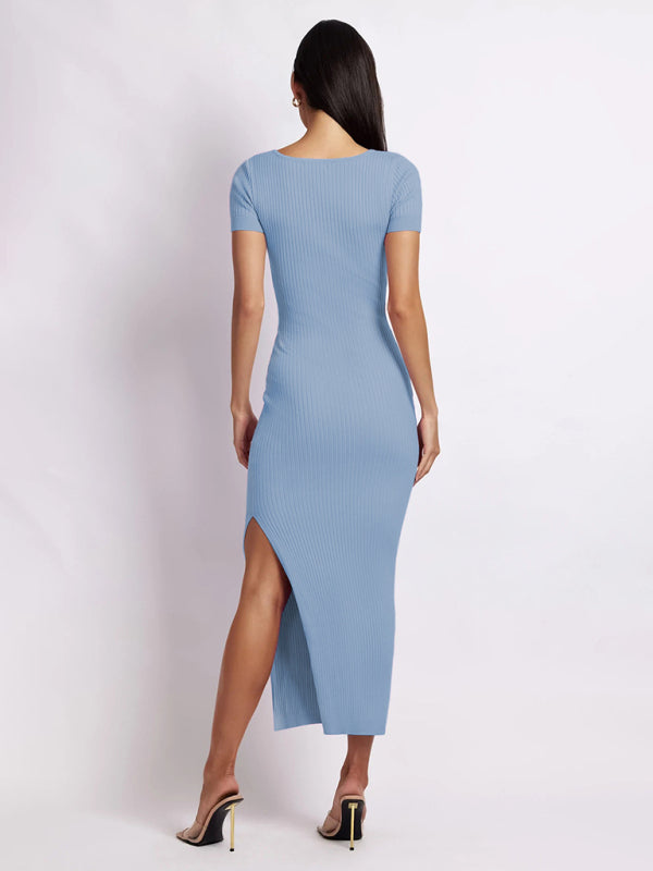 Dress- Slay Every Occasion with Our Flattering Bodycon Midi Dress- - Pekosa Women Clothing