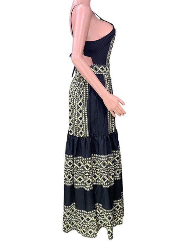 Dress- Summer Dream in This Gorgeous Tiered Maxi Dress- - Pekosa Women Clothing