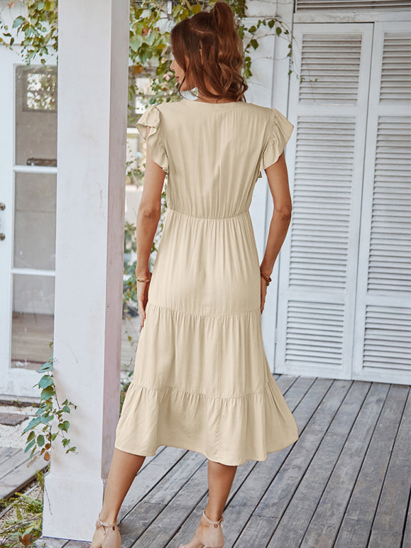 Dresses- Flirty Maxi Casual Dress: Perfect for Every Occasion!- - Pekosa Women Clothing