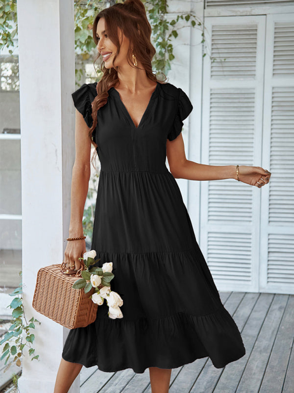 Dresses- Flirty Maxi Casual Dress: Perfect for Every Occasion!- - Pekosa Women Clothing