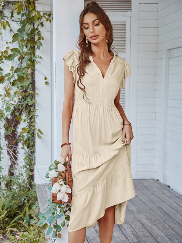 Dresses- Flirty Maxi Casual Dress: Perfect for Every Occasion!- - Pekosa Women Clothing