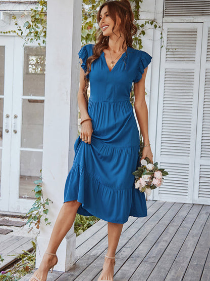 Dresses- Flirty Maxi Casual Dress: Perfect for Every Occasion!- - Pekosa Women Clothing