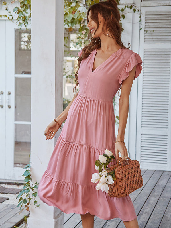 Dresses- Flirty Maxi Casual Dress: Perfect for Every Occasion!- - Pekosa Women Clothing