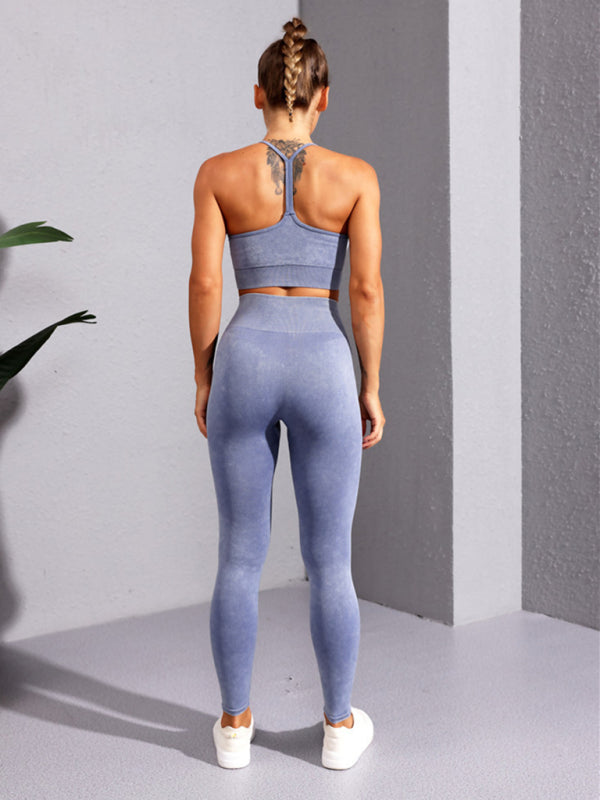 Gym Outfits- Women's Solid Stretchy Tight High-Waisted Gym Leggings- - Pekosa Women Fashion