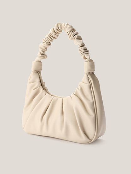 Handbags- Pastel Faux Leather Hobo Bag- - Pekosa Women Clothing