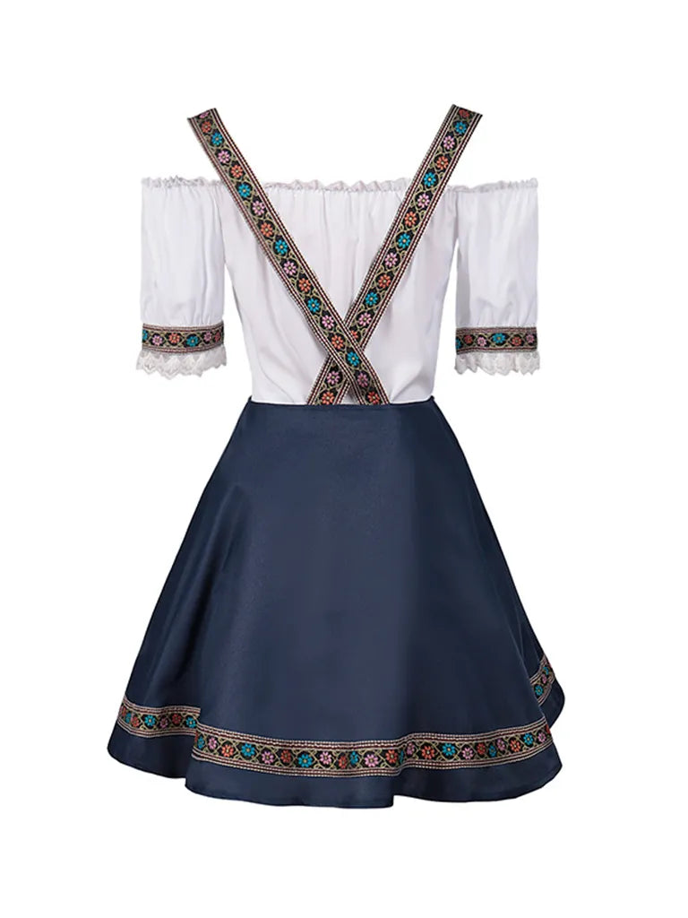 Oktoberfest Costume- Oktoberfest Bavaria Maid Outfit - German Cosplay Charm!- - Pekosa Women Clothing