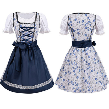 Oktoberfest Costume- Oktoberfest Bavaria Maid Outfit - Authentic German Cosplay!- - Pekosa Women Clothing