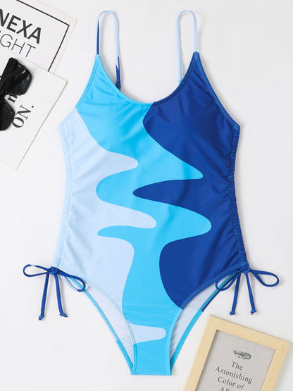 One Piece Bikini- Bask in the Sun: Enjoy Your Water Sports and Occasions with Our Removable Padded One Piece Bikini- - Pekosa Women Clothing