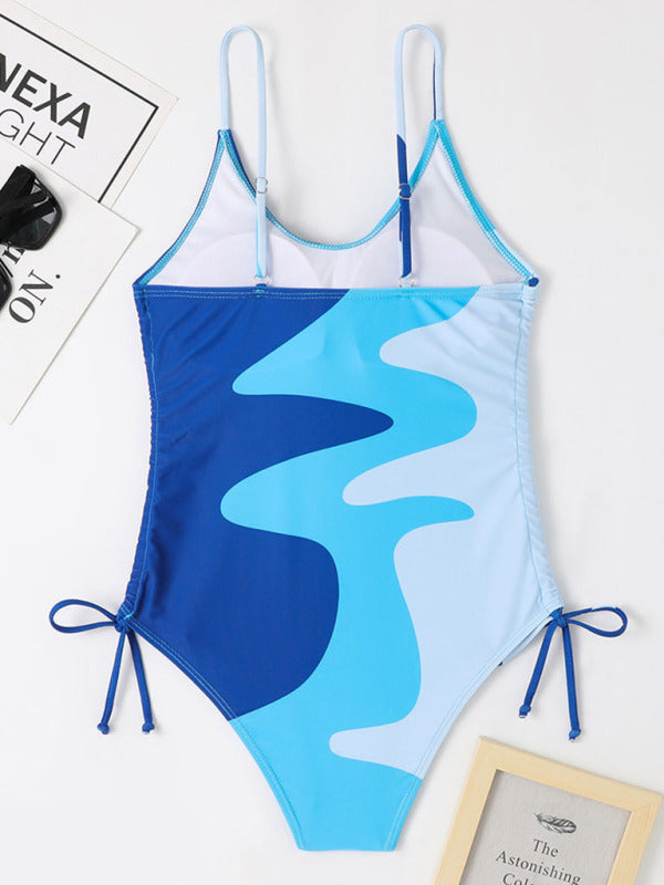 One Piece Bikini- Bask in the Sun: Enjoy Your Water Sports and Occasions with Our Removable Padded One Piece Bikini- - Pekosa Women Clothing