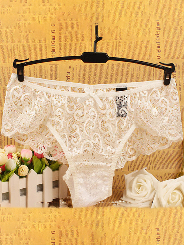 Panties- Floral Lace Underwear - Panty Briefs for Women- - Pekosa Women Clothing