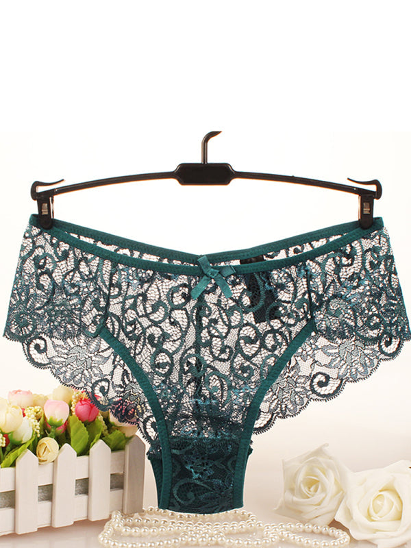 Panties- Floral Lace Underwear - Panty Briefs for Women- - Pekosa Women Clothing