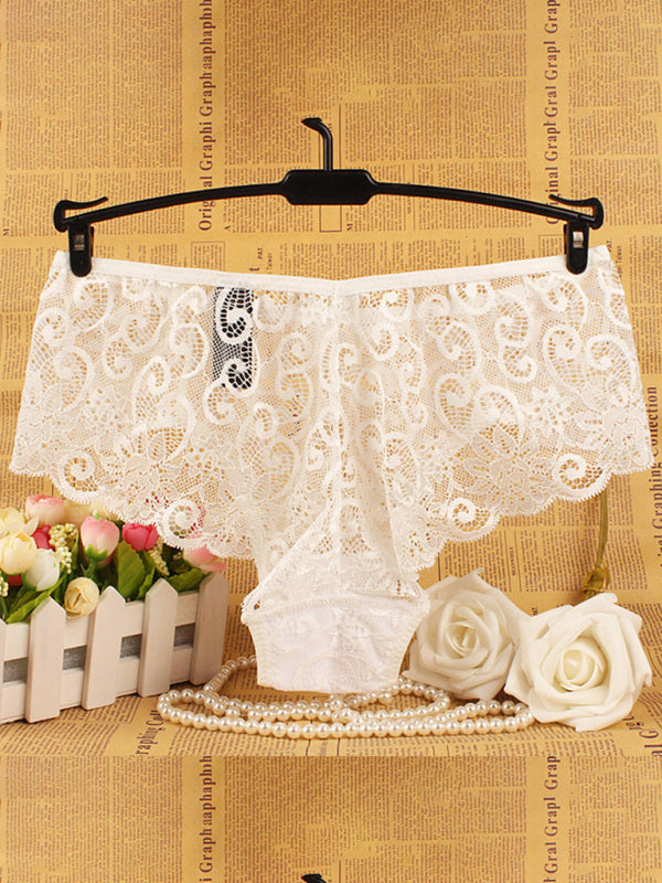 Panties- Floral Lace Underwear - Panty Briefs for Women- - Pekosa Women Clothing