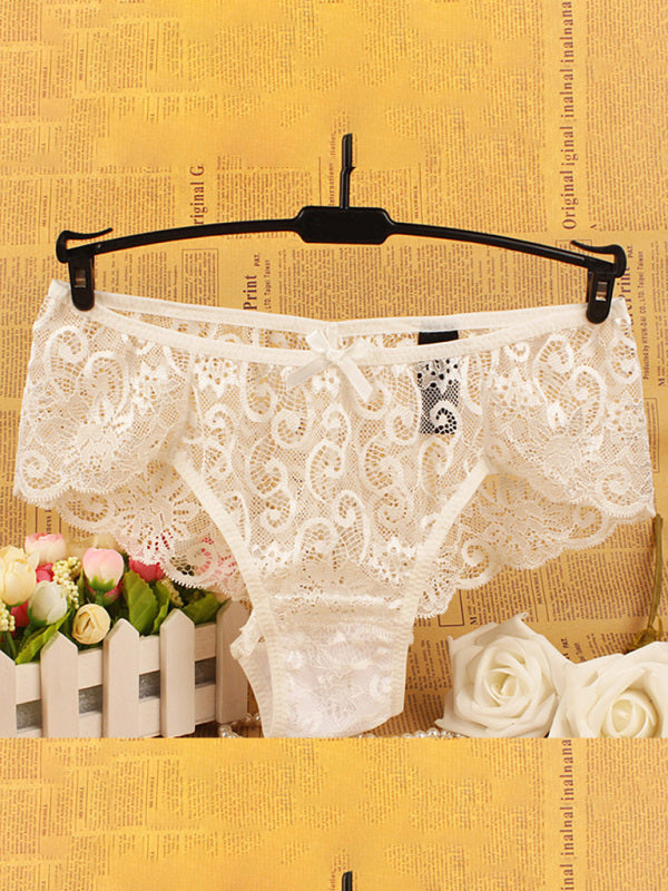 Panties- Floral Lace Underwear - Panty Briefs for Women- - Pekosa Women Clothing