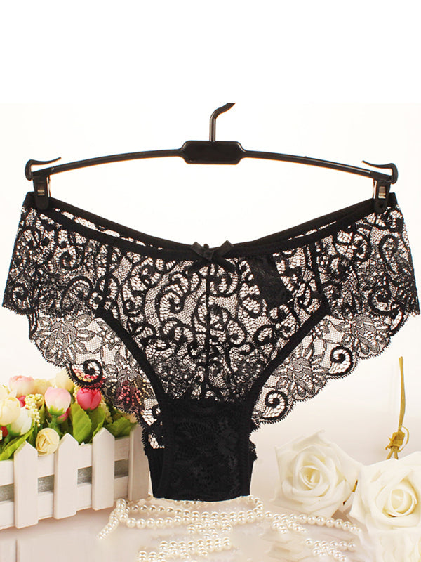 Panties- Floral Lace Underwear - Panty Briefs for Women- - Pekosa Women Clothing