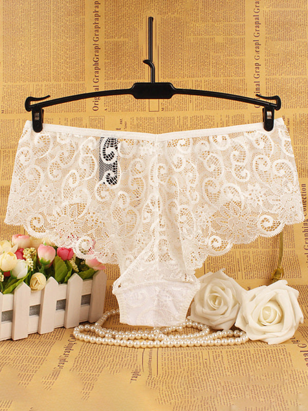 Panties- Floral Lace Underwear - Panty Briefs for Women- - Pekosa Women Clothing