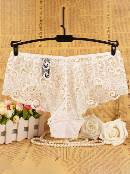 Panties- Floral Lace Underwear - Panty Briefs for Women- - Pekosa Women Clothing