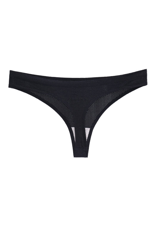 Panties- Women's Mesh Panty for a Seamless Look - Thong G-String- - Pekosa Women Clothing