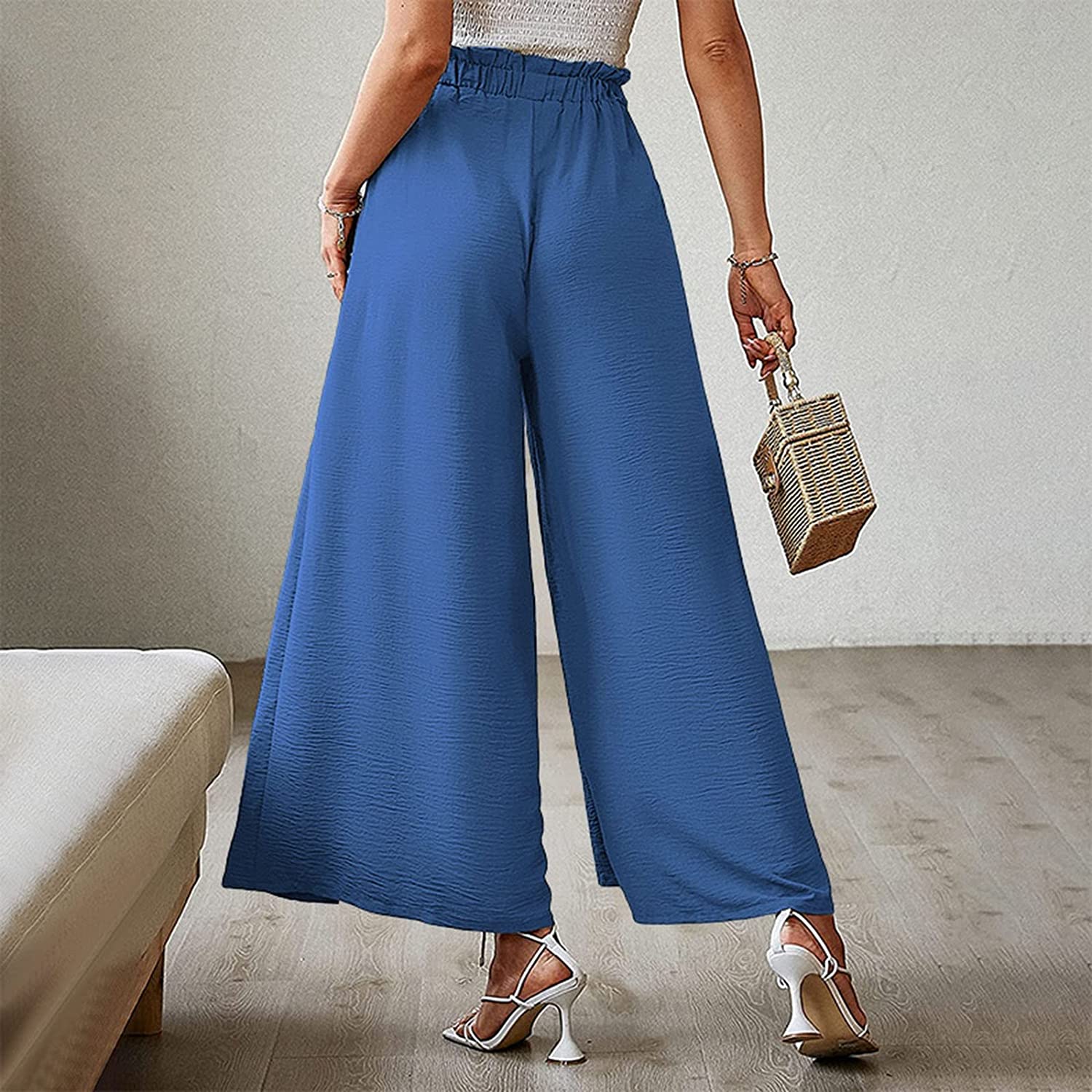 Pants- Summer Look On-Point with Our Palazzo Trousers - - Pants- - Pekosa Women Clothing