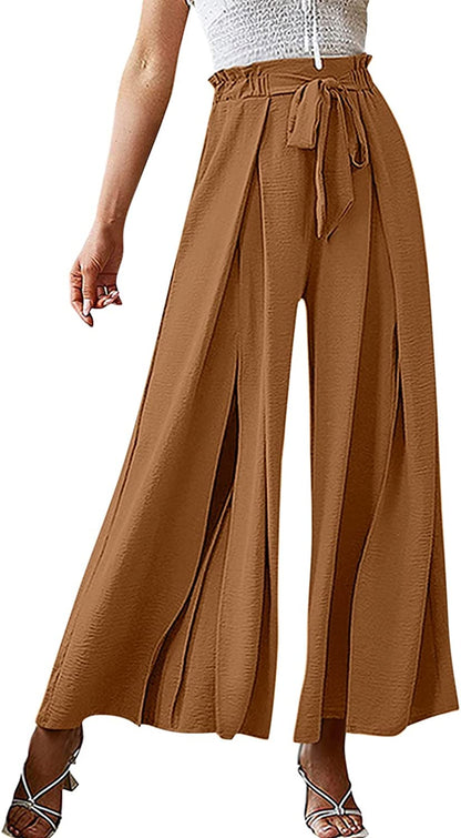 Pants- Summer Look On-Point with Our Palazzo Trousers - - Pants- - Pekosa Women Clothing