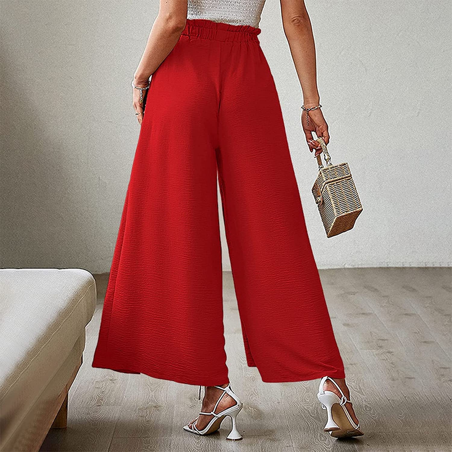 Pants- Summer Look On-Point with Our Palazzo Trousers - - Pants- - Pekosa Women Clothing