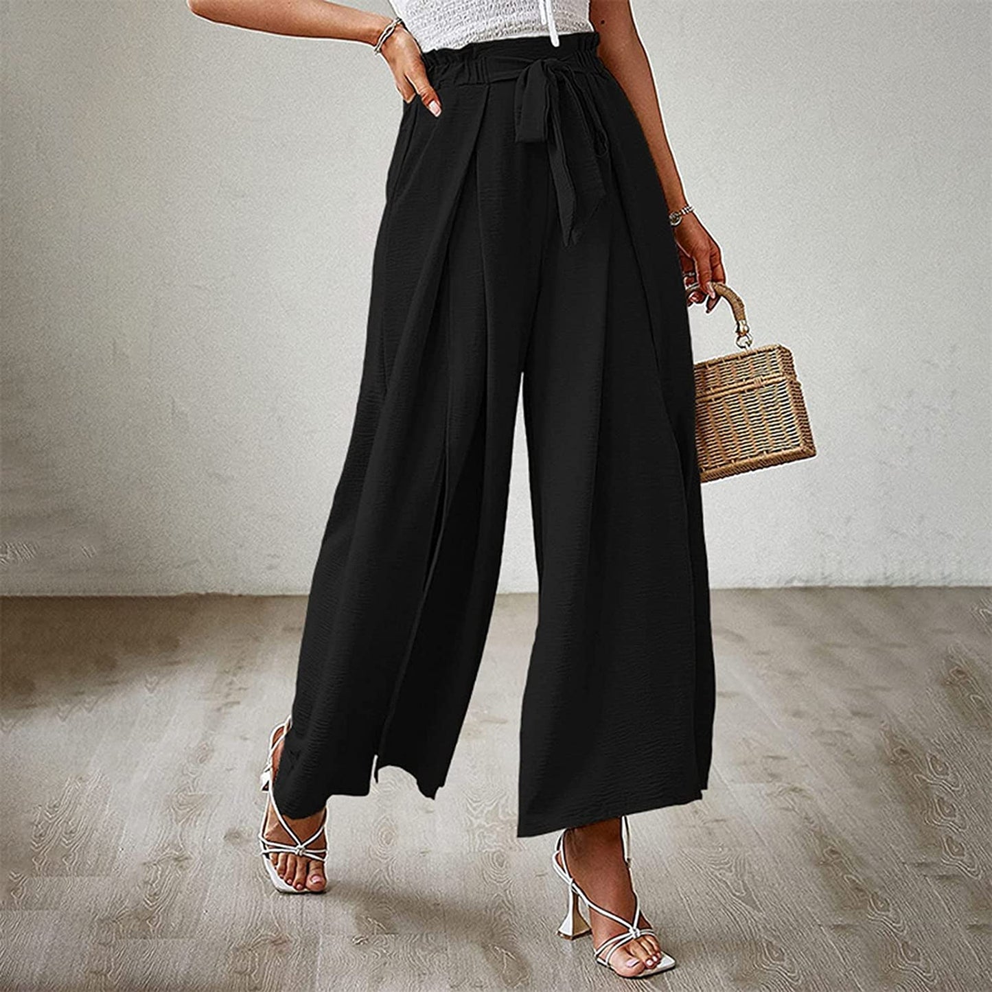 Pants- Summer Look On-Point with Our Palazzo Trousers - - Pants- - Pekosa Women Clothing