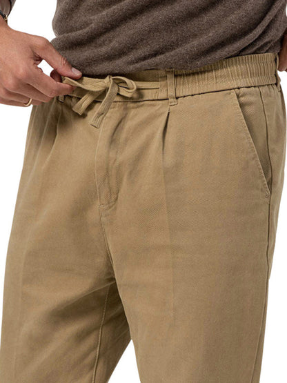 Pencil Pants- Classic Men’s Casual Pencil Pants in Solid Colors- - Pekosa Women Fashion