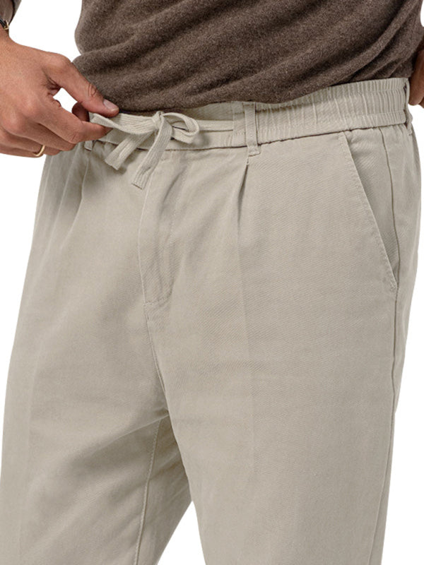 Pencil Pants- Classic Men’s Casual Pencil Pants in Solid Colors- - Pekosa Women Fashion