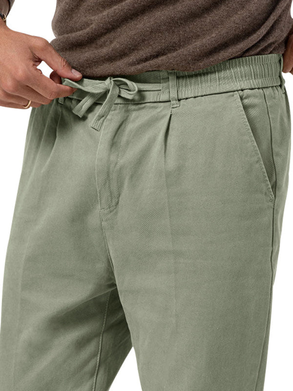 Pencil Pants- Classic Men’s Casual Pencil Pants in Solid Colors- - Pekosa Women Fashion