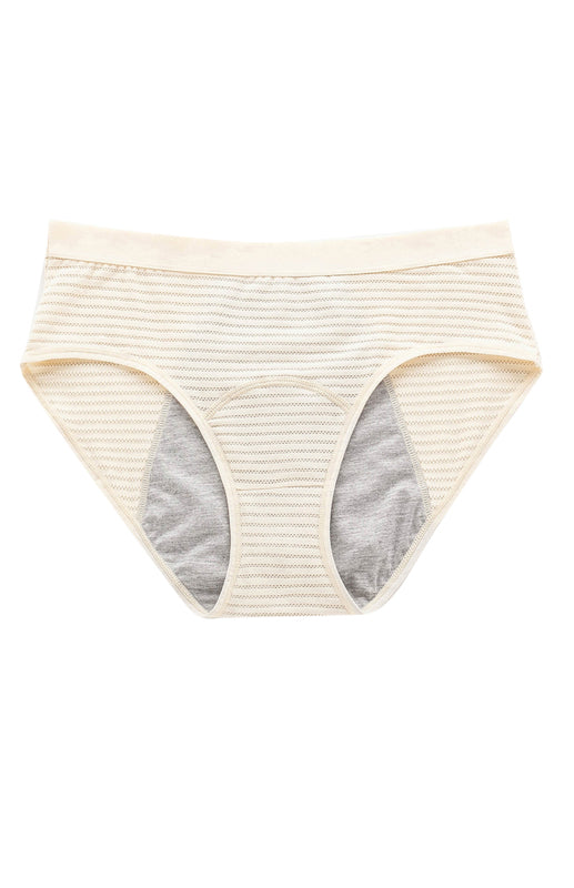 Period Underwear- Women's Cotton Hipster Period Panty Underwear- Yellow- Pekosa Women Clothing