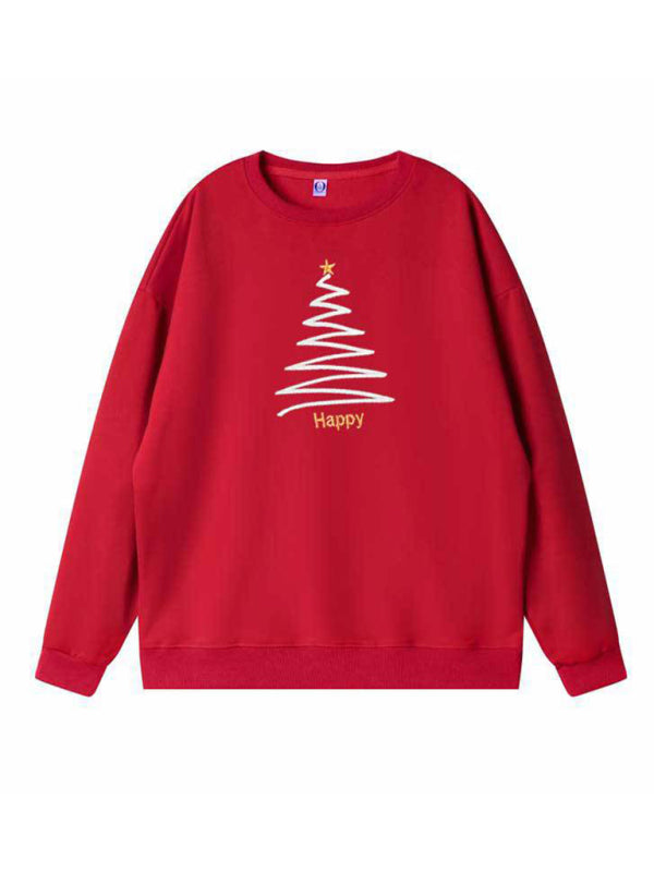 Sweatshirts- Cozy Christmas Cheer: Mommy and Me Tree Sweatshirt Duo- - Pekosa Women Clothing